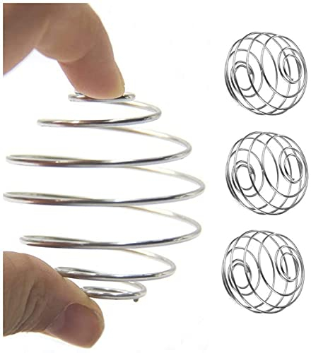 Probrother® 3 piezas de acero inoxidable agitador de bolas batidor batidor mezclador mezclador de bola de mezcla de la botella de la botella de la mezcla de la botella de la mezcla de la botella de