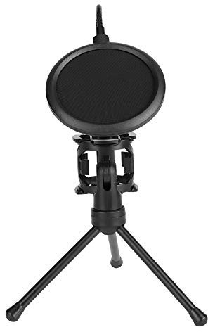 fasient Filter Bracket Stand Desktop Microphone Stand, Microphone Stand, Mic Stand Mic Shock Mount Stand Audio Recording Studio for Broadcasting Studio