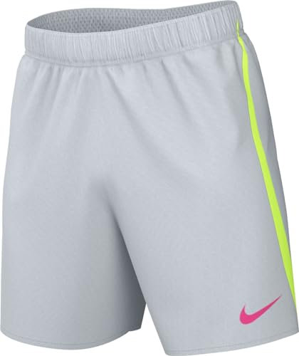 Nike Herren Shorts M Nk Df Strk Short K, Pure Platinum/Volt/Hyper Pink, DV9276-043, L