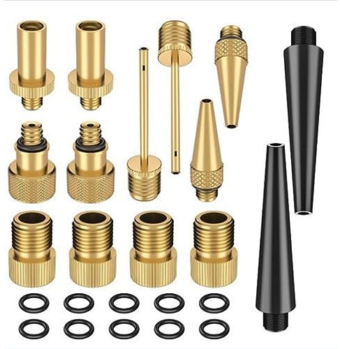DDKY 24 Stück Fahrradventiladapter, Ventiladapter, Ventiladapter Fahrrad, passend für alle Ventile
