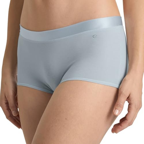 CALIDA Cate Panty Damen, Regular Cut, Flacher Bund mit Satinblende, aus 100% PIMA-Baumwolle