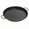 briebe Paellera Valenciana Inducción Esmaltada 28 cm, Acero Esmaltado, 3 Raciones de Paella, Apta para Vitrocerámica, Fuego, Gas, Horno, Levante Negro Jaspeado