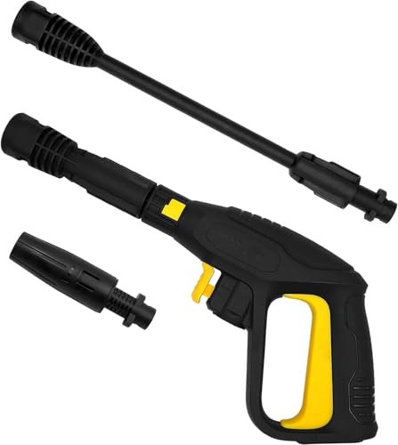 YUET Lancia a Pistola per Idropulitrice per Kärcher K2 K3 K4 K5 K6 K7, Kit Ugello a Spruzzo Regolabile Pistola a Spruzzo e Lancia Spray Pistola per Lavaggio ad Alta Pressione