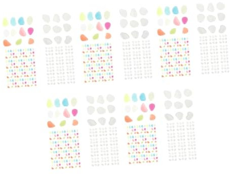 POPETPOP 5 Set Ciottoli Luminosi Ciottoli Compatti Per Vasi Da Fiori Sostituibili Per Vaso Di Fiori Rocce Per Acquario Rocce Di Pesce Dell'acquario Resina 200 Pezzi * 5