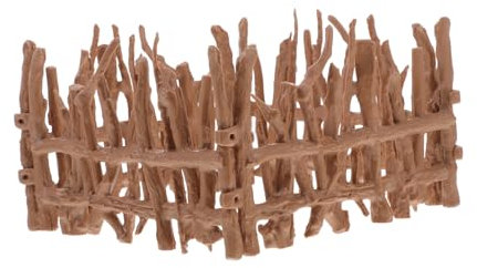 UTHCLO 4pièces Clôture Miniature pour Jardin Féérique Panneaux Décoratifs pour Maison De Poupée Activités Et Décoration De De Ferme