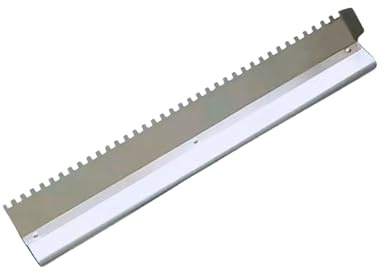 Große Fliesenkelle, Zahnkelle, wiederverwendbar und leicht zu reinigen, geeignet for Mauerwerk, Fliesen und Heimwerkerarbeiten(Square Teeth,60CM)