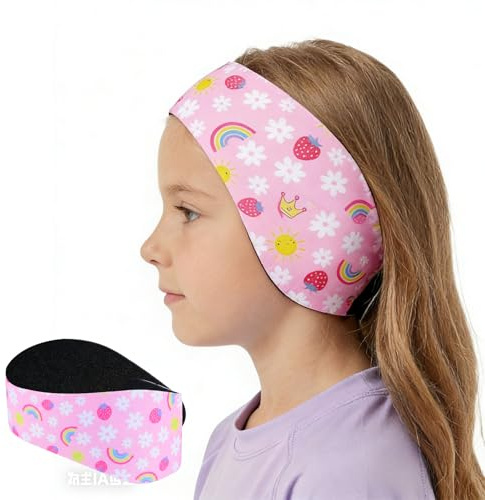 Gogokids Neoprene Swimming Headband for Kids & Youth, High Elasticity Waterproof Ear Protection Band, 1 Pack M