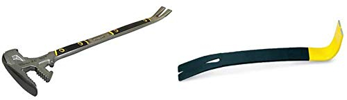 Stanley FatMax Fubar III (5-in-1 Abbruchwerkzeug, Vorschlaghammer, Nagelschlitz, Backen für Hölzer, Stemmeisen) & Wonder Bar Nageleisen (wärmevergüteter Karbonstahl, abgefacht und polierte Nut)