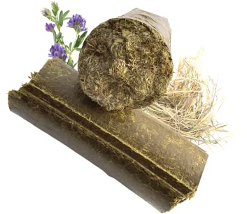 LAX Wiesenprodukte Knusperstangen für Pferde 3,5 kg (4 Stangen) – Getreide- & melassefreie Raufutter-Snacks mit Heu & Luzerne – Gesundes Pferdeleckerli