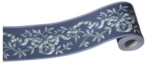 yuwqqoajv Etiqueta de Borde de Papel Tapiz fácil de Limpiar para Fines Decorativos Pegatinas de Borde de Papel Tapiz de PVC multifuncionales Impermeables, Estilo 7