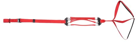Generic Cinghia per Trazioni, Fascia per Trazioni Leggera da 120 Libbre per Palestra (rosso)