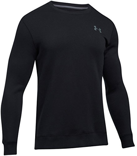 Under Armour Men Rival Solid Fitted Crew, Men's Fleece Jumper Crafted from Durable Fabric, Fleece Pullover with Long Sleeves