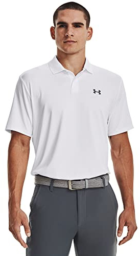 Under Armour Mens Short-Sleeve Polos Ua Performance 3.0 Polo, Wht, 1377374-100, 3XL