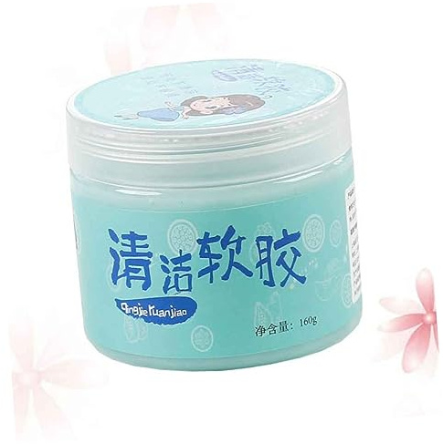 OSALADI Gel Nettoyant pour Clavier et Argile Nettoyante Multi-usages, Utilisateurs D’Ordinateurs, Design Pratique et Léger, Anti-poussière et Réutilisable, Nettoyage Bureau et Maison,