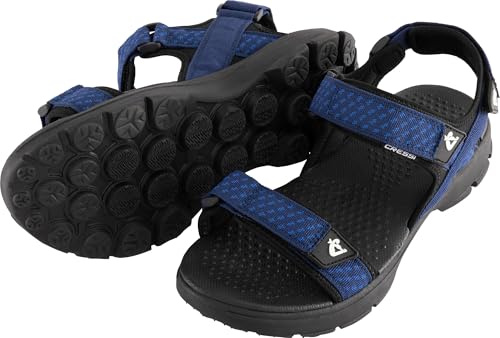 Cressi Sam Sandals Black/Blue 43 - Sandali Unisex Incredibilmente Leggeri ed Eleganti per Un’Estate all’Insegna del Comfort e della libertà, Ideali per Ambienti Acquatici, Nero/Blu, 43