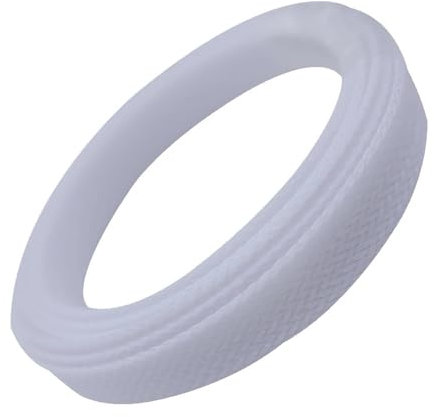 Guaina per cavi espandibile in PET 3/4/6/8/10/12/14 mm guaina avvolgente in filo di protezione isolata ad alta densità (bianco, 12 mm - 20 m)