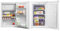 SIA Freestanding Under Counter Fridge with Ice Box and Freezer Pack, Compact Set, 4* Freezer Rating, E Energy Rating, White - SFR55WH/E-SFZ55WH/E