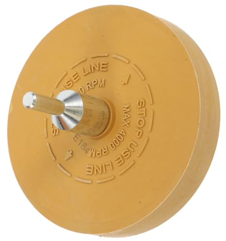 Hemobllo Outil de Roue Gomme Adhésif pour Perceuse Détachant Colle Rapide Voiture et Moto Nettoyage Peinture et Vinyle pour Rénovation Industrielle et Usage Domestique