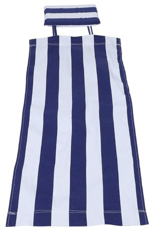 YARNOW Telo di Ricambio Traspirante con Cuscino e Supporto Extra la per Sedia da Spiaggia per Sdraio Estive e Giardino
