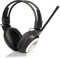 Retekess TR101 Portable Radio with Headphones, FM Battery Radio, Foldable, Lightweight, Support AUX, for Listening Test, Students, Sports, (Black and White)