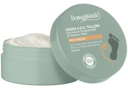 Bottega Verde - Crema S.O.S. Talloni Screpolati, 75 ml, Crema Piedi con 10% Urea e Oli Essenziali di Menta e Timo, Levigante e Idratante, Riduce Secchezza e Screpolature