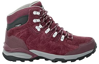 Jack Wolfskin Damen Refugio Texapore MID W Wanderschuh, Dark Maroon, 42 EU