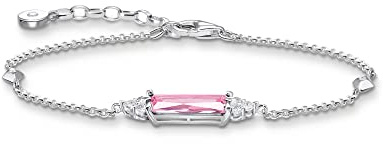Thomas Sabo Bracelet with pink stones 925 Sterling Silver