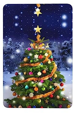 Lot de 6 désodorisants de voiture à suspendre pour sapin de Noël - Feuilles parfumées à suspendre pour voiture, maison, décoration intérieure