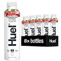 Huel Complete Meal -Strawberries & Cream 500ml (Pack of 8) | 27 Essential Vitamins and Minerals | No Artificial Sweeteners or Preservatives | Meal Replacement Shake | Travel-Friendly | Ready To Drink