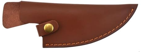 Joselin de cuchillo de piel de vacuno, cuchillo para deshuesar, cuchillo de cocina pequeño, vaina de poliuretano con anillo para cinturón, portátil