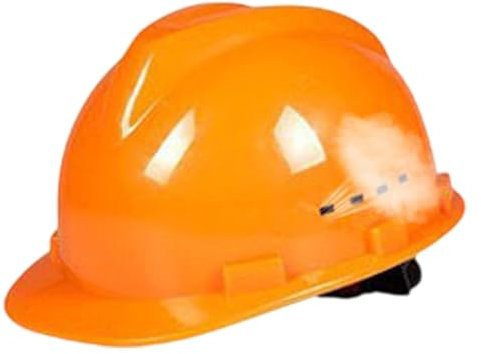 Casco de seguridad ventilado, casco duro de trabajo, casco de seguridad ABS, diseño ventilado, ajuste de trinquete deslizante, protección absorbente para construcción, construcción y lugares de