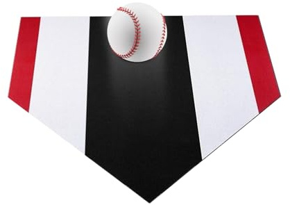 Alfombrilla de softball para practicar softball, plegable, con diseño antideslizante, antideslizante, para niños, adolescentes, adultos, mujeres y hombres