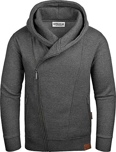 Grin&Bear Hoodie herr sweatshirt tröja GEC016