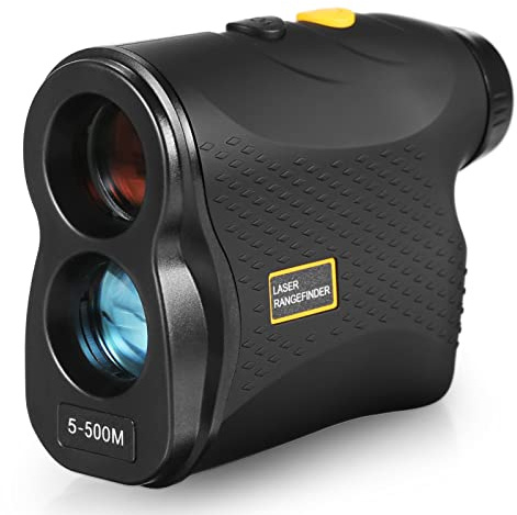 Karlak Telémetro de golf, 500 m, 600 m, 900 m, medidor de distancia, medidor de velocidad, buscador de rango, medición digital de caza, telescopio monocular