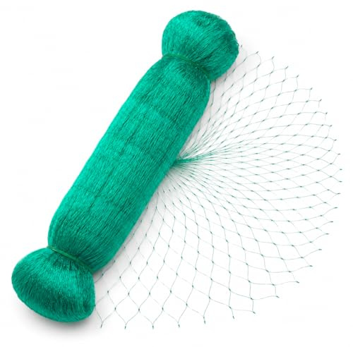 Flonatur, Malla Antipájaros para Jardines y Huertos. Red Verde de Protección para Cultivos, Frutales y Terrazas, Malla para Evitar Aves, Duradera y Resistente para Uso en Exteriores (1, 2x20m)