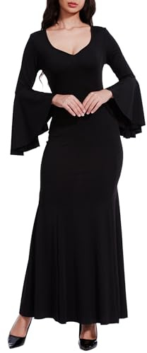 LUYANA Halloween Costume Floor Length Dress Women Witch Vampire Cosplay