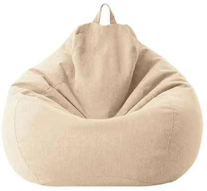 QWWQYDY Funda para Silla De Puf Funda Grande de algodón y Lino for puf, sin Relleno, for Esquina, for sillón Tipo puf(Color7,2.3ft-D70cm-cover)