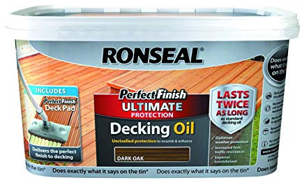 Ronseal Ultimate Protection Perfect Finish Decking Oil Dark Oak 2.5L