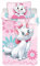 Honbeanify Marie Cat Les Aristocats Baby-Bettwäsche, Bettbezug aus Baumwolle, Rosa, 100 x 135 cm