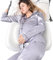 GOENDR Pregnancy Pillows for Sleeping, Upgraded Memory Foam Maternity Pillow for Pregnant Women, Pregnancy Wedge Pillow with Removable, Washable Cover, Support for Belly, Back, HIPS (White)