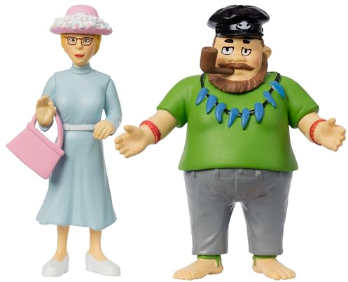 Pippi Langstrumpf Puppenhaus Puppen – Kunststoff Puppenhaus Zubehör – Villa Kunterbunt Zubehör für Jungen und Mädchen – Alter 3+, Größe 10 cm