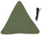 TOPINCN Dreibein-Hocker, Faltbarer Dreieckiger Hocker aus Stoff, Kratzfestes Segeltuch, Campinghocker, Tragbarer Stuhl Zum Angeln, Grillen(Armeegrün)
