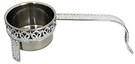 Bayli Shisha Kohlebehälter | Kohlekorb für die Shisha, Wasserpfeife Kohle | Grillkohlekorb für Transport von Shisha Kohle | Charcoal Basket - Farbe Silber | Kohlezubehör für Shishas & Wasserpfeifen