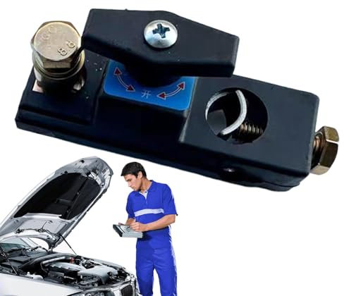 Stacca Batteria 12V/24V - Interruttore per Auto, Roulotte, Camion Con Isolatore Terminale di Alimentazione, Scollegamento Anti-perdite