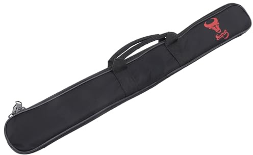 TEMPNAP Professional Portable Clarinet Case with Internal Storage Net Bag Bamboo Flute Organizer Lightweight Oxford Cloth Flute Carrying Case Convenient to Carry and Protective and Random Color