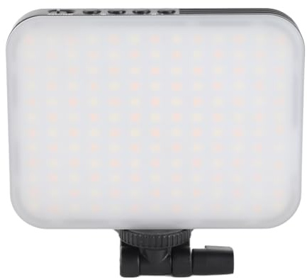 Tbest 156 Teléfono LED Selfie Luz Recargable Video de 5000 MAh Temperatura de Color Ajustable de Batería 2500K 9000K Control de Brillo para la Cámara de la Cámara Vlog en Vivo