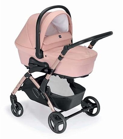 CAM Fluido Easy Kinderwagen 2in1 – stilvoller Sportwagen mit Babywanne & umkehrbarem Sitz, klappbarer Buggy, komfortabler Stroller für Baby & Neugeborene, leichter Reisebuggy bis 22 kg