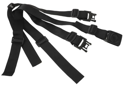 ibasenice Arnés de Seguridad para Silla Alta y Cochecito Infantil, Correa de Nylon de Tres Puntos Ajuste Ergonómico para Niños en Salidas Diarias