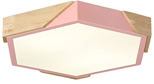 JXYDJH Modern infälld taklampa, diamantmönster, macaronfärgad lampskärm, nordisk stil, med akrylskärm och dimmer, perfekt för hall, veranda eller kök.