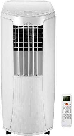 Daitsu 3NDA0088 Aire Acondicionado Portátil con Bomba de Calor APD-12HK, potencia 3027 kcal/h, Nuevo Refrigerante R32, Área de Aplicación: 22 m², Clase Energética A-A+